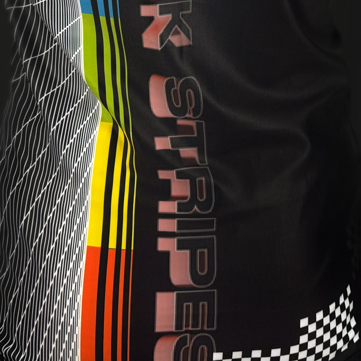 THROWBACK - 80s Synth Short Sleeve Rash Guard