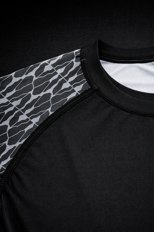 Silverback Kids Grey Belt Long Sleeve Rash Guard V.3