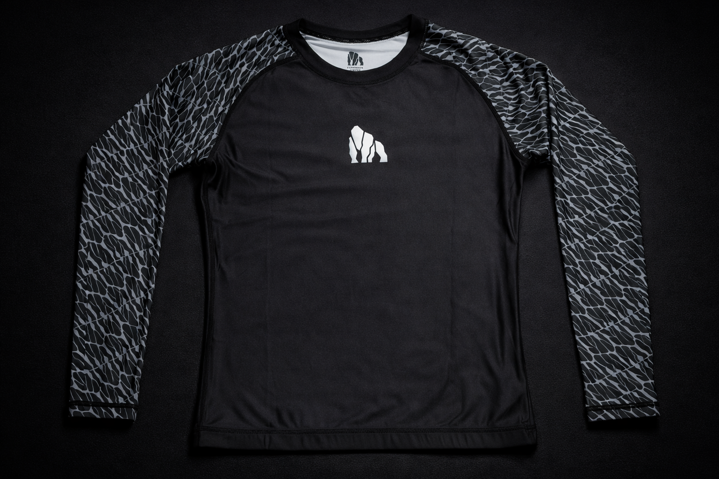 Silverback Kids Grey Belt Long Sleeve Rash Guard V.3
