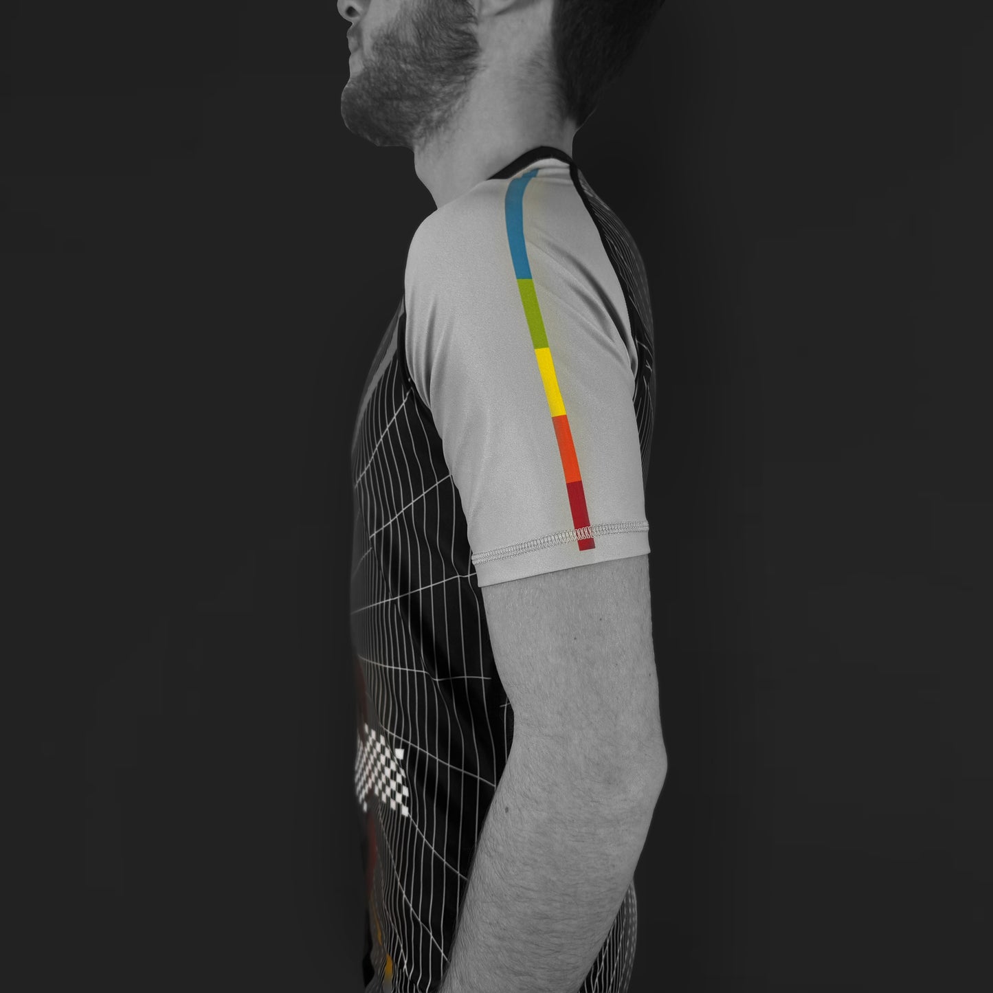 THROWBACK - 80s Synth Short Sleeve Rash Guard